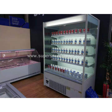 Multideck supermarket refrigerated display cooler freezer